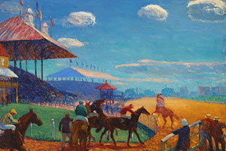 Glackens Race Track painting. Gifts That Protect Your Assets