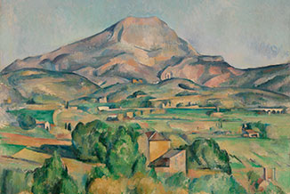 Cezanne Mont Sainte-Victoire BF 13 painting. Link to Life Stage Gift Planner Ages 60-70 Gifts.
